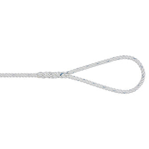 Liros Polyester 3-slået 16mm hvid 6m fortøjning