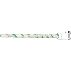 Liros fald m/svirve 8mm x 30 mtr hvid/grøn