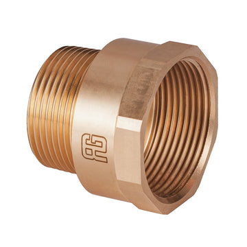 Guidi spidsmuffe 3/4 - 1/2" bronze