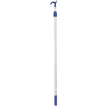 Bådshage teleskop fast krog eloxeret alu. 120-220cm