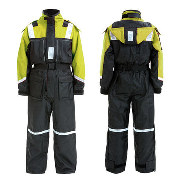 1852 flydedragt sort/gul 50N EN ISO 12402-6 str. 140cm