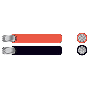 OceanFlex marinekabel fortinnet rød 2.5mm2 100m