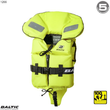 Split Front Børne redningsvest UV_Gul BALTIC 1266