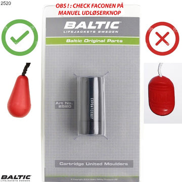 Cartridge United Moulders Sort BALTIC 2520