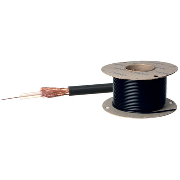 Kabel Coax VHF RG58 6mm sort/1m