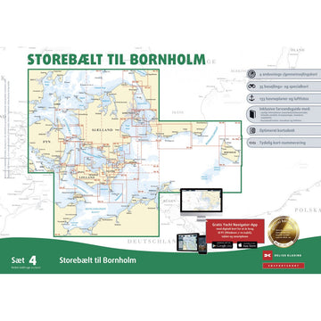 Søkort Satz 4 Storebælt t/Bornholm