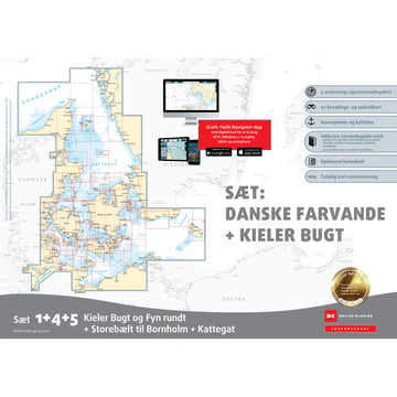 Søkort Satz 1. 4. 5.