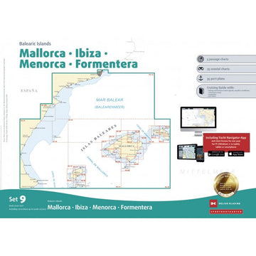 Søkort Satz 9 Baleariske Øer