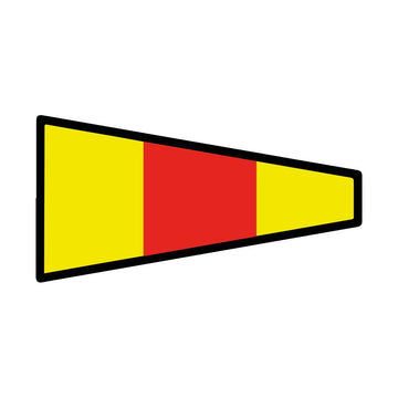Signalflag vævet 30x45cm 0