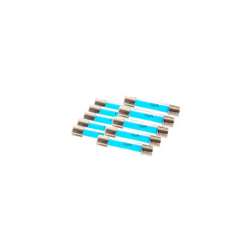 Sikring glas L 32mm 1.0A 10 stk.