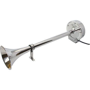 Trompethorn enkelt 12v rustfrit