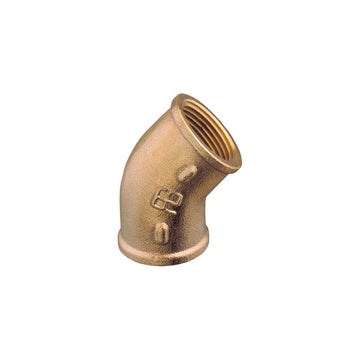 Bøjning bronze 45° indv./indv. 1 1/4''