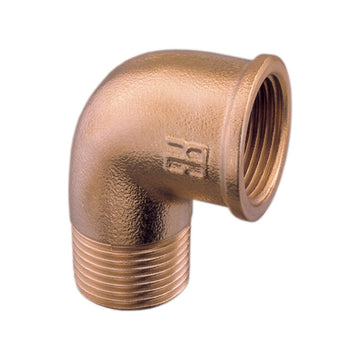 Bøjning bronze 90° indv./udv. 1 1/2''