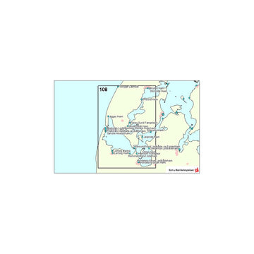 Søkort DA 108 Limfjorden Thyborøn-Mors