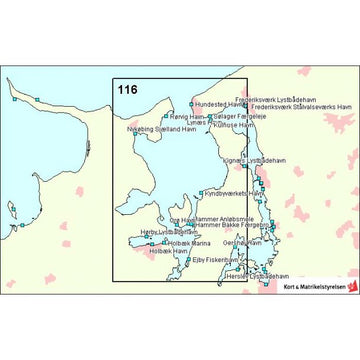 Søkort DA 116 Isefjord