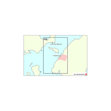 Søkort DA 172 Rudkøbing Løb