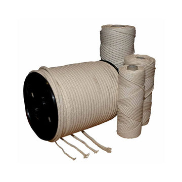 Bomuldssnor flettet 1.5mm 100m