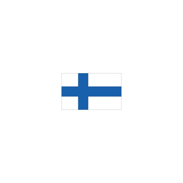 Gæsteflag Finland trykt 30x45cm