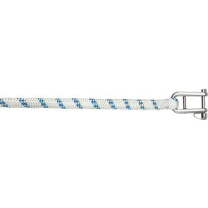 Liros LSP-32 fald m/sjækel 10mm x 30 mtr hvid/blå