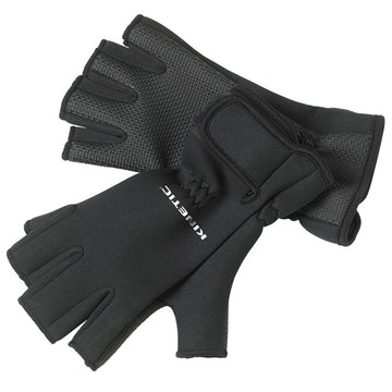 Kinetic Neoprene handske "Half Finger" XL sort