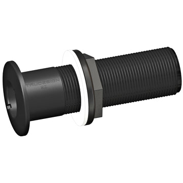 Trudesign Skroggennemføring lang, sort komposit 3/4"