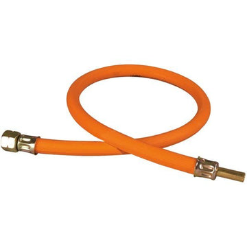 Gasslange 1,2m 1/4" omløber til 8mm studs blister