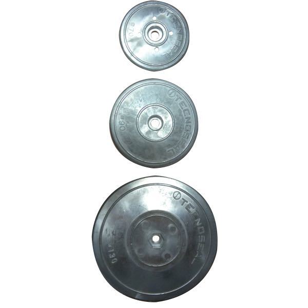 Tecnoseal Zink tallerken anode sæt Ø130mm 1030g