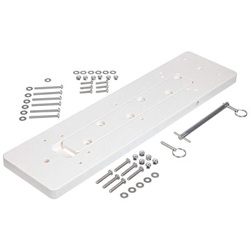 Monteringsbeslag til motorguide  saltvand hvid