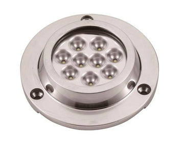 Undervandslys påbygning 21.6W 10-30V 9 LED blå