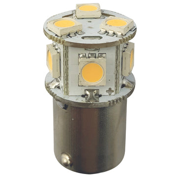 1852 LED bajonet BA15S Ø19x33mm 10-35vdc 1,0/10W - 2 pak