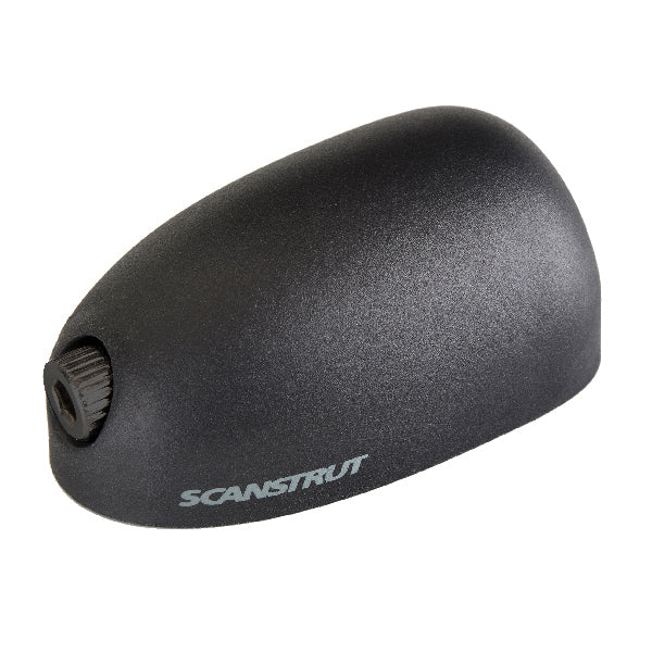 ScanStrut Dæksgennemføring vandret til 2-6mm ledning, sort