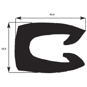 Fenderliste 28x40mm