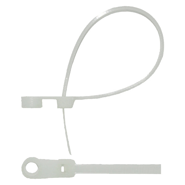 Strips hvid med hul 145 x 3,6mm-20stk