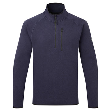 Gill 1500 1/4  lynlås Fleece jakke, Navy str. 3XL