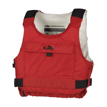 Gill 4925j svømmevest lynlås i siden rød str. 30-40kg