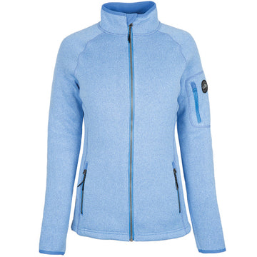 Gill 1493W Knit Fleece Dame Jakke Lyseblå Str 16
