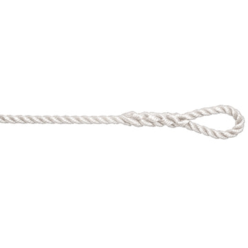 Robline Twisted fenderline 6mm fortøjning 40mm Hvid 2m