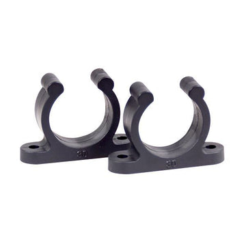 Nylonclips 30mm 2stk med udvendig hul