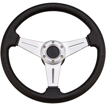 Sportsrat sort med alu, Ø38mm, med 3/4" std. nav