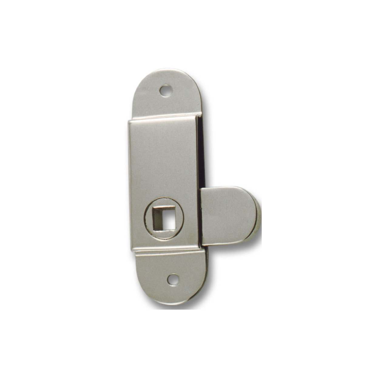 Lugelås forcromet m/7mm firkant