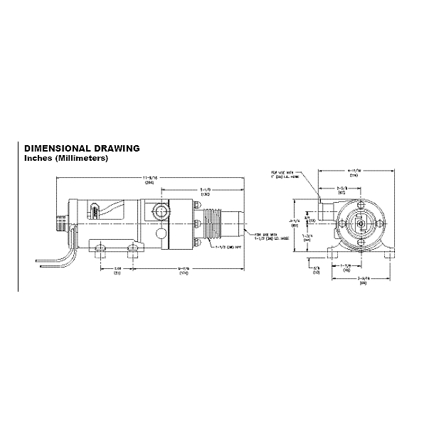 JABSCO pumpe model MAC 900 12v