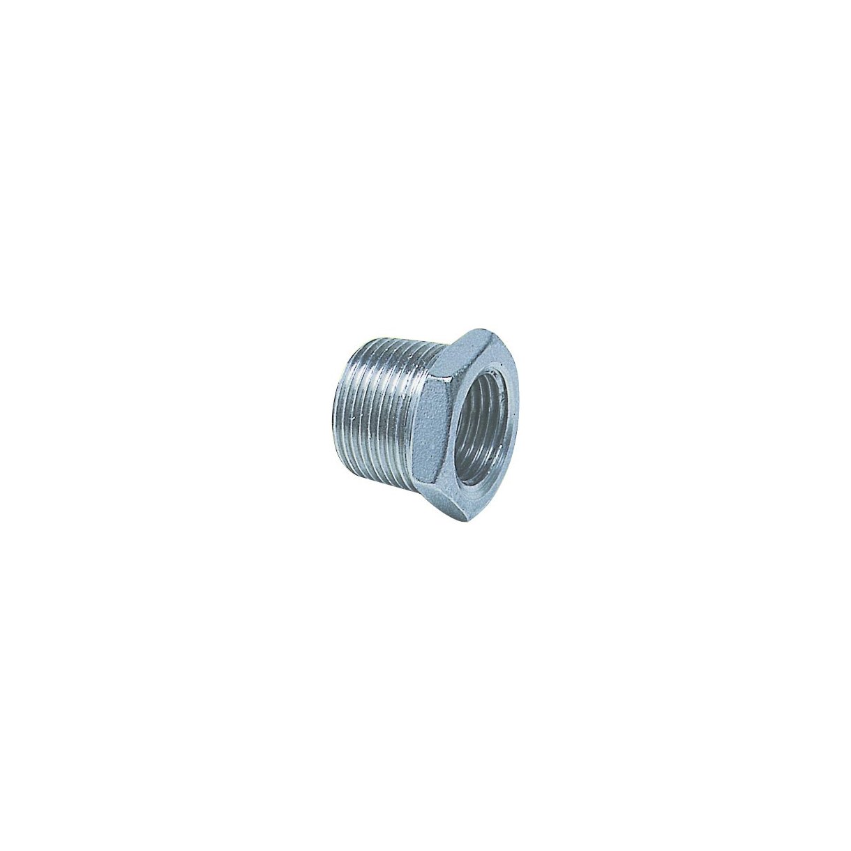 Nippelmuffe rustfri 1 1/2''-1 1/4''