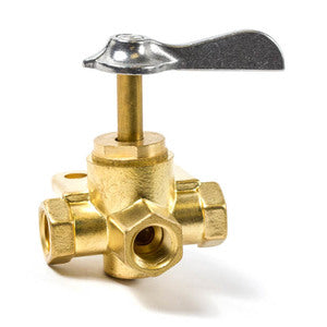 Sierra 3 way 1/4 FNPT Valve w/Detent