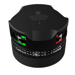 Lopolight 2nm 3-farv./anker/strobe 0,7m kabel sort
