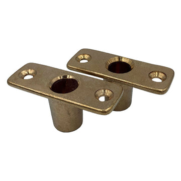 Åregaffelbøsning bronze topmonteret