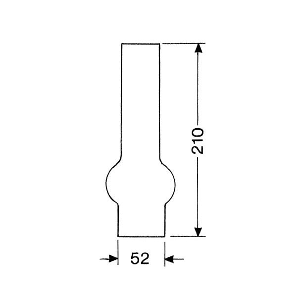 Lampeglas 15'''x210mm