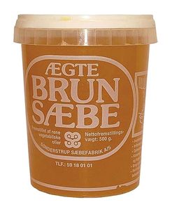 Brun Sæbe Fast 500g