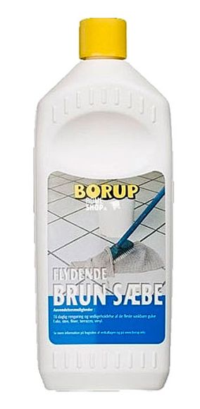 Brun Sæbe flydende 1 ltr.