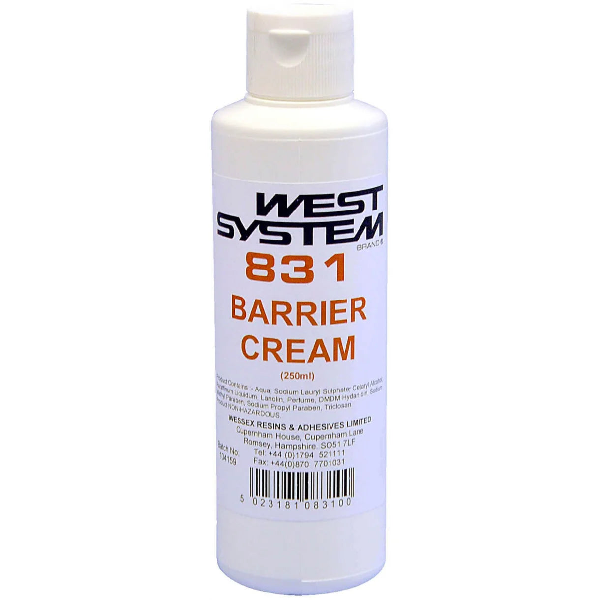 West Beskyttelsescrem 250ml