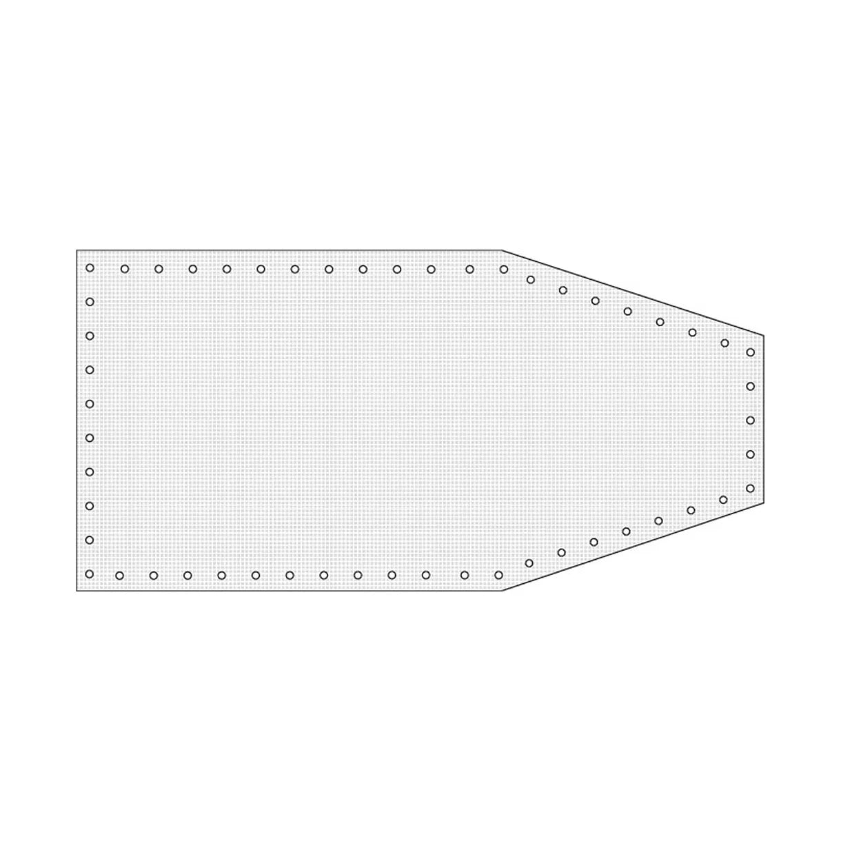 Bådpresenning 240g/m2 formsyet 5x7m